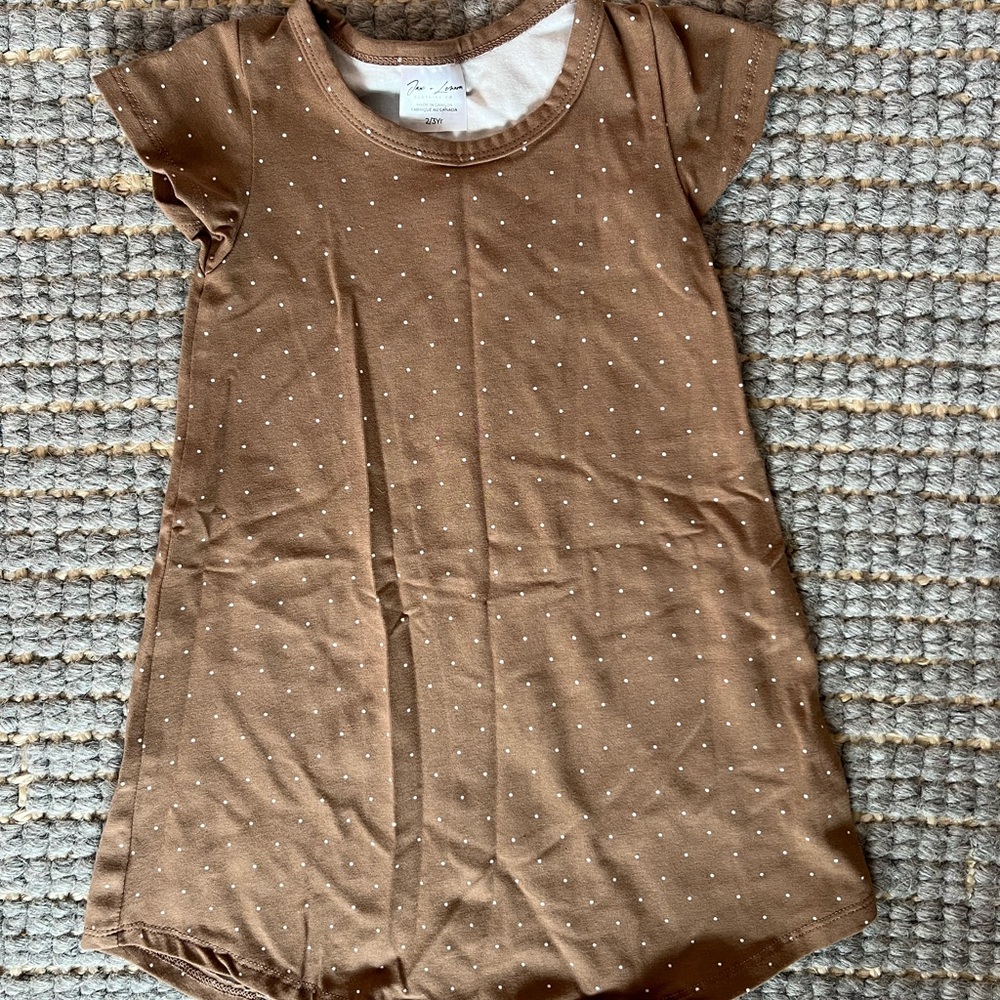 Brown Polka Dot Dress